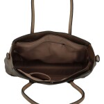 Stylová dámská koženková kabelka na rameno Elfryda, khaki