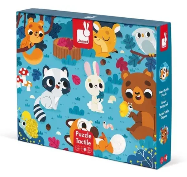JANOD Hmatové puzzle Lesní zvířátka