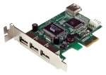 StarTech PCIe karta USB 2.0 4-Port / Řadič USB / 4x USB-A / VIA/VLI VT6212 / Low Profile (PEXUSB4DP)