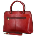 Luxusní dámská kožená kabelka do ruky Katana Gisela, vínová