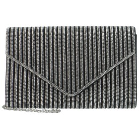 Třpytivá dámská plesová kabelka Moon Mariel, černá