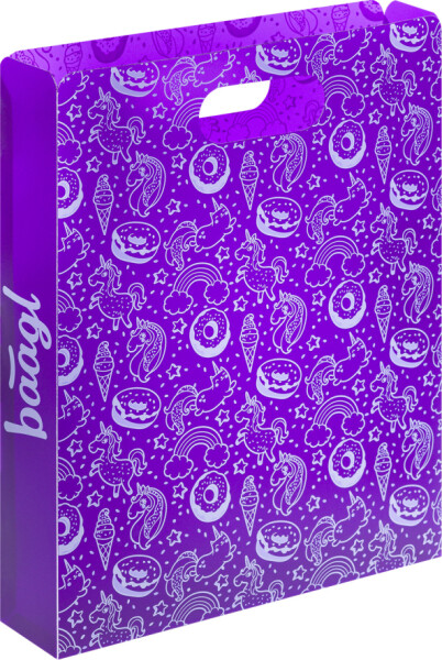 BAAGL Plastové desky na školní sešity Jednorožec