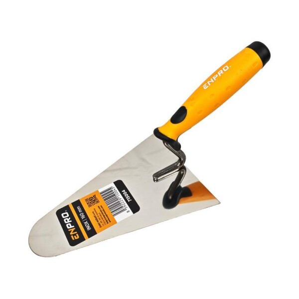 Lžíce nerez zednická oblá, 160 mm, plastová rukojeť, ENPRO