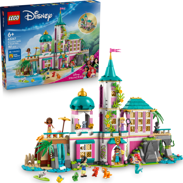 LEGO® │ Disney 43267 Hrad princezen a královští domácí mazlíčci - LEGO® Fortnite