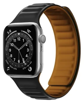 Hurtel Magnetic Strap černá / Řemínek / Pro Apple Watch 38/40 mm / Magnetické zapínání