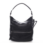 Dámská pohodlná koženková kabelka Jules černá