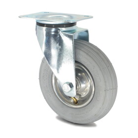 Feba Pojezdové kolečko bantamové ŠEDÉ O 200, otočné 1719