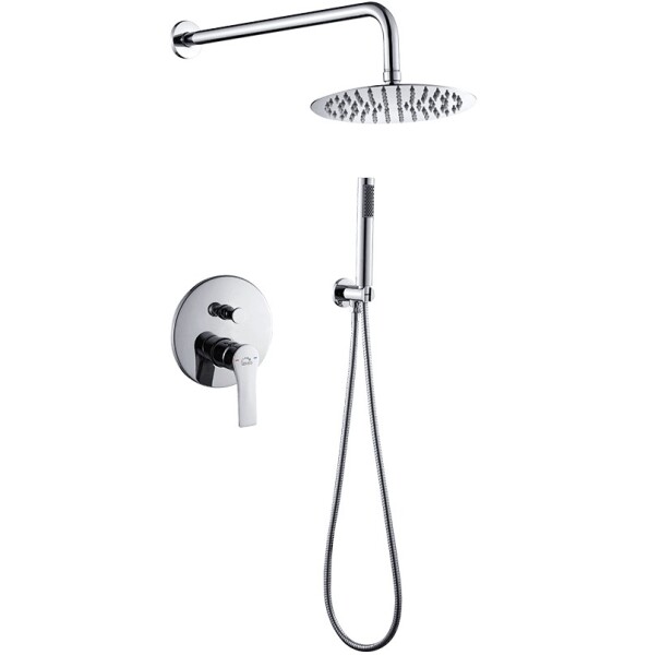 Laveo - Raila - podomítková sprchová baterie s příslušenstvím, chrom BLL_001P
