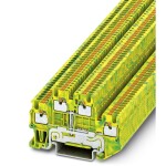 Phoenix Contact 3208537 dvojitá svorka na ochranný vodič 3.5 mm rychlé připojení zelená, žlutá 50 ks