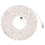 Extralink CAT.8 U/FTP bílá / Patch kabel / plochý / 40 Gbit/s / 10 m