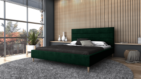FRONTI Postel ROSE 160x200 zelená