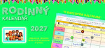 Kalendář 2027 stolní: RODINNÝ