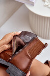Zateplené Kotníkové Boty Workery Na Zip Hnědé Leairae Velikost: 37