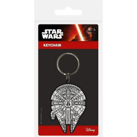 Klíčenka gumová Star Wars/Millenum Falcon - Pyramid