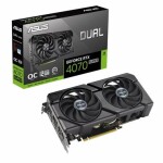 ASUS Dual GeForce RTX 4070 SUPER EVO OC 12GB / 1980 - 2550 MHz / 12GB GDDR6x / 192-bit / 1x HDMI + 3x DP / (16) (90YV0KC0-M0NA00)