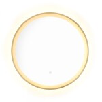 Zrcadlo se senzorem SAT 60x60 cm zlatá SATZLED60ZL SATZLED60ZL