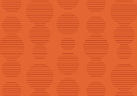 Obálka C6 barevná - oranžová pruhovaná kolečka