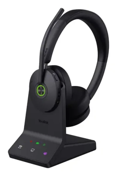 Yealink WH68 Hybrid (MS Teams) černá / Stereo náhlavní souprava / mikrofon / Bluetooth 5.3 / USB-C (1208655)