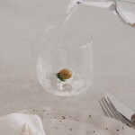 Eulenschnitt Sklenice na vodu s dekorací 370 ml – Lemon, žlutá barva, sklo