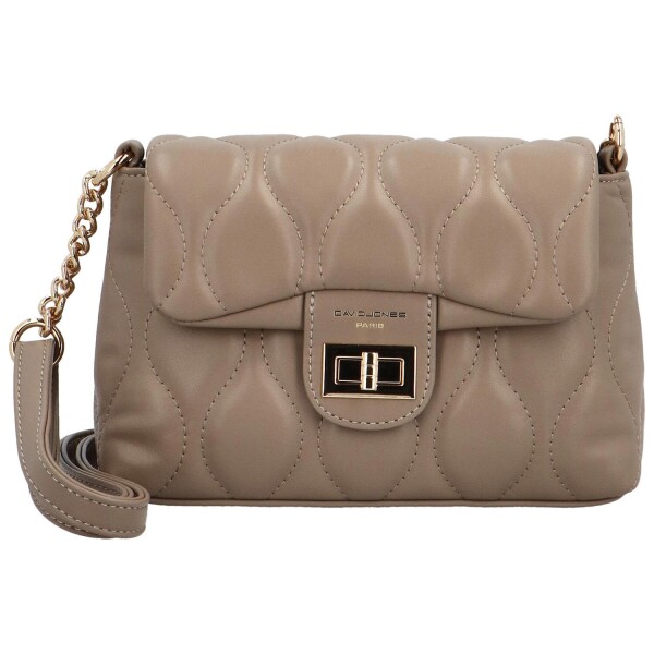 Trendy dámská koženková crossbody kabelka Ingmax, taupe