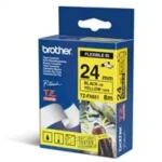 Brother - TZ-FX651, žlutá / černá, 24 mm, s flexibilní páskou (TZFX651)
