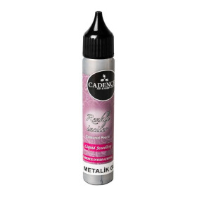 Tekuté perly metalické Cadence Stříbrná 25 ml