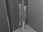 MEXEN/S - Velar Duo posuvné sprchové dveře 160, transparent, chrom 871-160-000-02-01