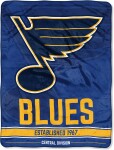 Northwest Deka St. Louis Blues NHL Plush Micro Throw Logo