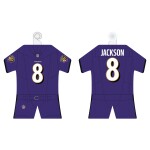 Mini dres do auta Baltimore Ravens NFL Lamar Jackson Mini Auto Jersey Kit