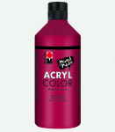 Akrylová barva Marabu Acryl Color 500 ml - červená karmínová 032