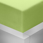 Stanex Jersey napínací prostěradlo s lycrou - zelené jablko ROZMĚR: (š/d/v) 90 x 200 x 20 cm, Barva: ZELENÉ JABLKO