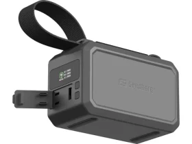 Sandberg Survivor Powerbanka černá / 40000 mAh / PD 100W / svítilna / 2x USB-C 1x USB-A (421-14)