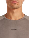 ICEBREAKER Mens Mer 200 ZoneKnit LS Crewe, Porcini velikost: M