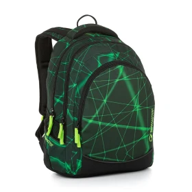 Studentský batoh DIGITAL 22 B - LASER Zelená 34 l 220502