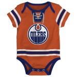 Outerstuff Dětské body Edmonton Oilers NHL Hockey Pro Creeper – Blank Velikost: 18 měsíců