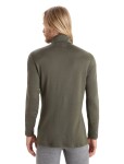 Pánské merino tričko s dlouhým rukávem ICEBREAKER Mens 260 Tech LS Half Zip, Loden velikost: M