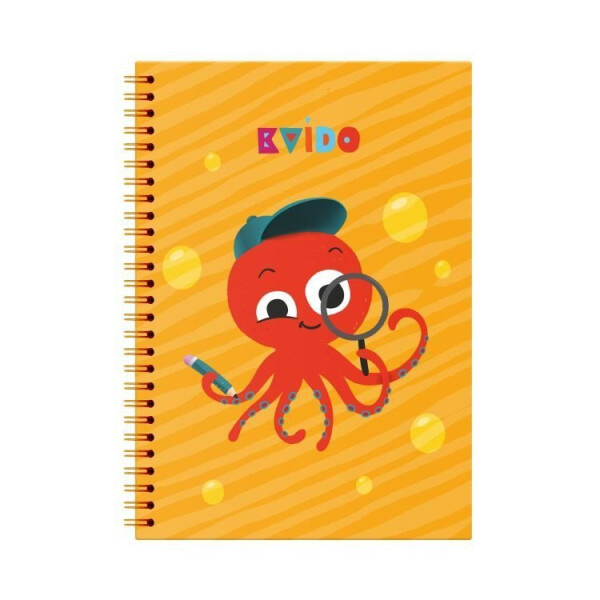 Blok spirálový modrý Kvído