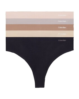 Dámské tanga Calvin Klein QD3556E 5 kusů