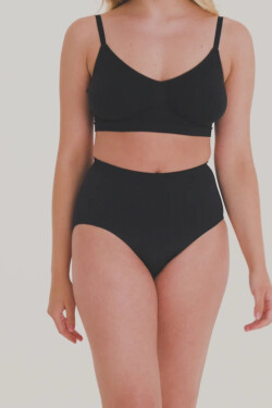 Dámské kalhotky světlá Shape S1211 černé - Gatta L/XL