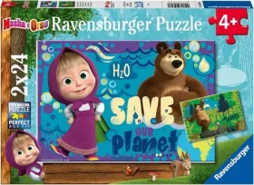 RAVENSBURGER Puzzle Máša a medvěd