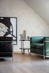 Stoff Nagel Designová vázička STOFF Nagel Black Chrome, černá barva, kov