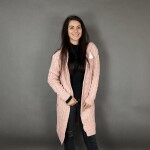 HOSH Jednobarevný kardigan BELLA Barva: Šedá