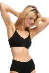 Fitness podprsenka Infinity soft black - JULIMEX černá S
