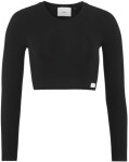 Craft Triko s dlouhým rukávem Collective Rib Cropped T-Shirt Women 1916014-999000 - Běžecký top CRAFT Collective Rib Cropped LS - černá Velikost textilu: M-L
