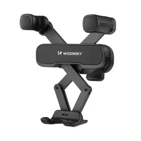 Wozinsky WCHBK7 černá / Gravitační držák telefonu do auta / úchyt do ventilace