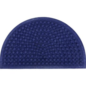 House Doctor Rohožka Half Round Blue, modrá barva, plast