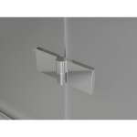 MEXEN/S - Mist H T sprchový kout dveře křídlové levá 120 x 100, transparent, chrom 8A5T-120-100-01-00-L