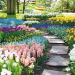 Nástěnný poznámkový kalendář 2026 NOTIQUE - Zahrady, 30 x 30 cm