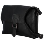 Trendy dámská crossbody kabelka Aksila, černá