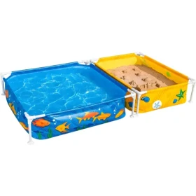 BESTWAY Set bazén a pískoviště 561CF / 365 l / 213x122x30,5 cm / Motiv mušle / 2+ (561CF)